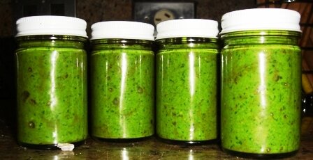 Pesto in jars.JPG