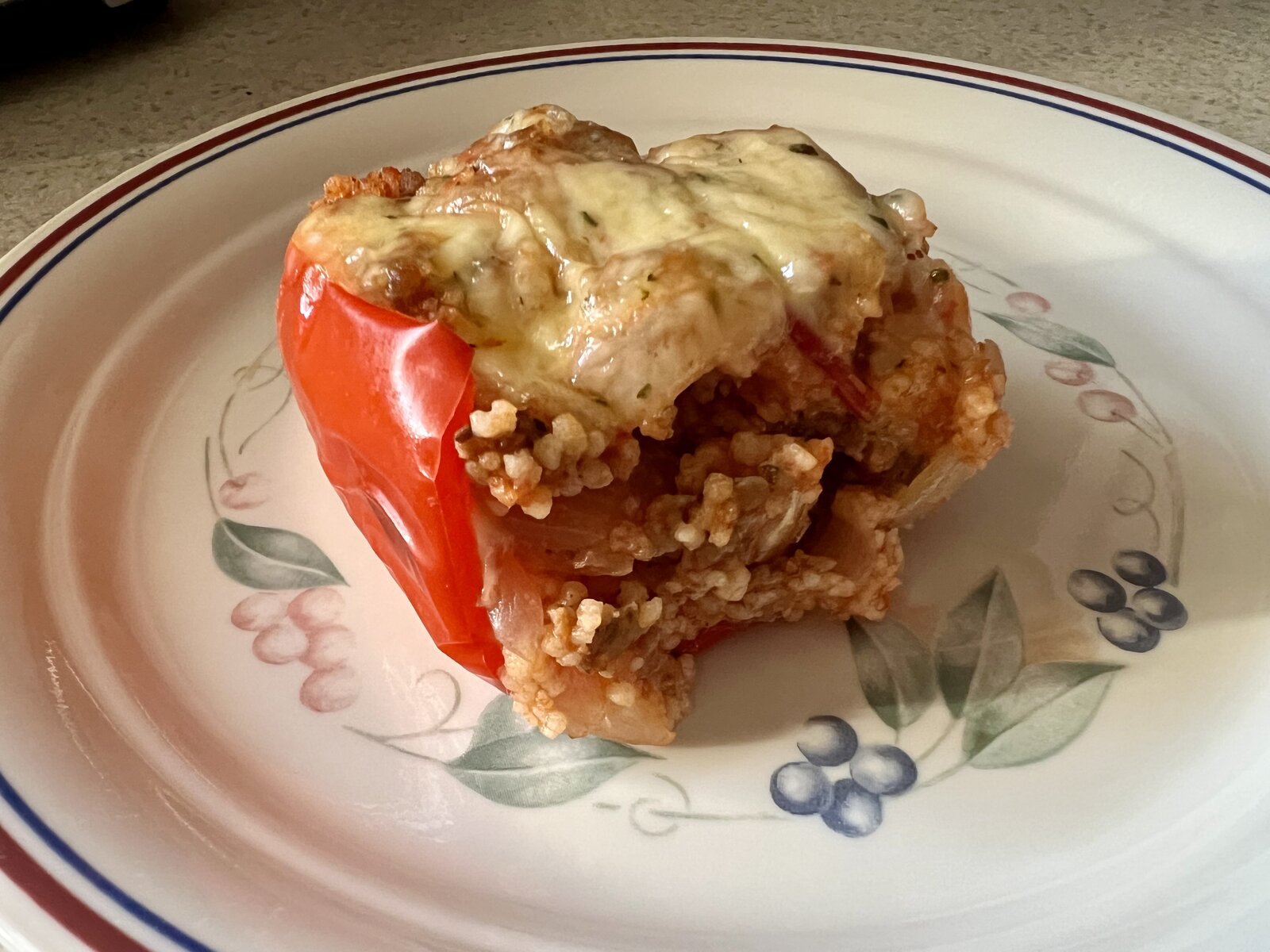 Sausage & Couscous-Stuffed Peppers